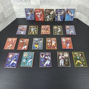 NFL Metallic Images Trading Cards Series 1 QB Legends Limited Edition Set